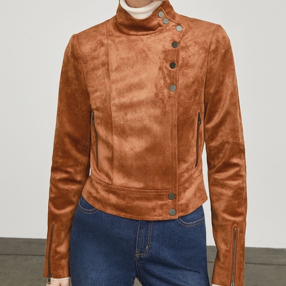 BCBGMaxAzria Jackets & Blazers - NWT BCBG MAXAZARIA Hansen Faux Suede Jacket